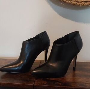 Ivanka Trump Black Leather Booties